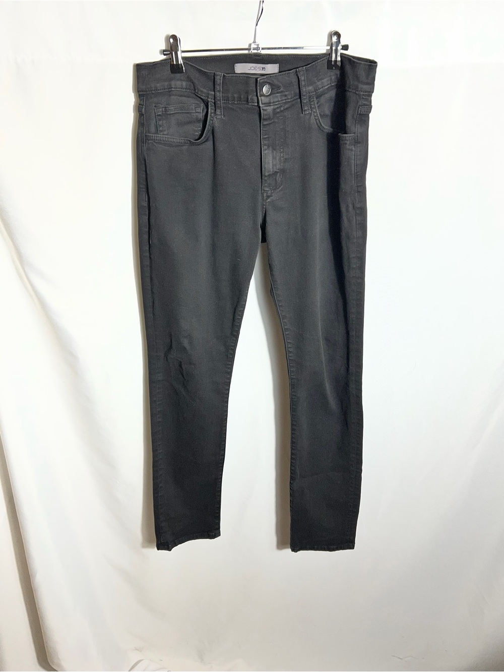 Joe’s Jeans Black Skinny Jeans Womens Size 32 Stretch Mid Rise Dark Wash Denim